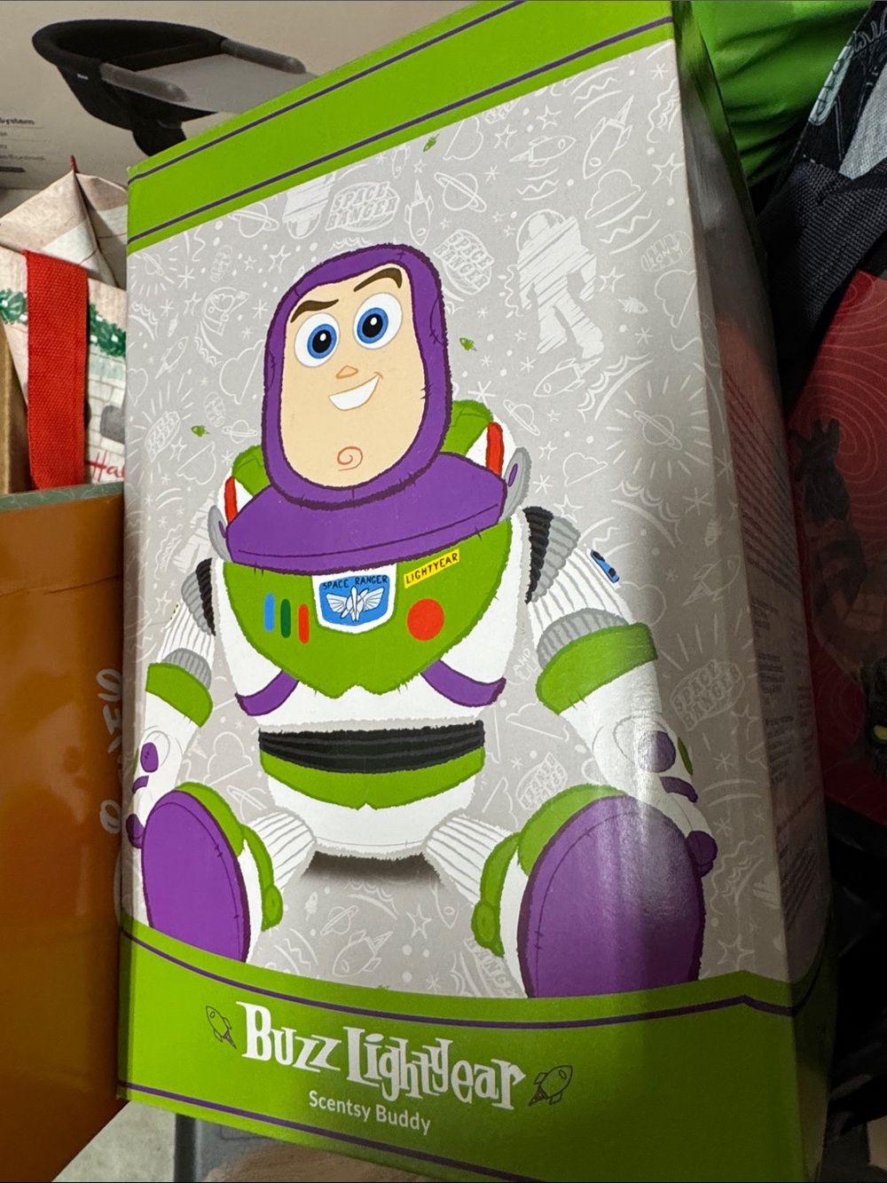 Plush Scentsy Buddy - Purple & Green Kids Toy